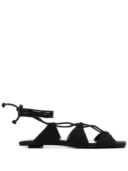 The Attico Renee suede sandals 22633872