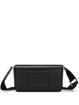 Dolce & Gabbana logo-embossed leather mini shoulder bag 22056109