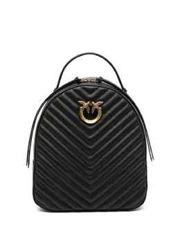 Pinko Love chevron leather backpack 21614262