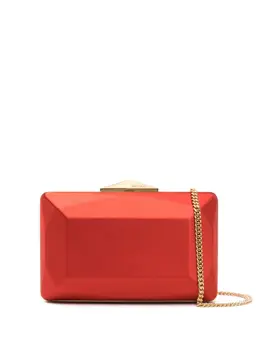 Jimmy Choo Diamond Box satin clutch bag 22533073