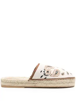 Alanui bandana-jacquard flat espadrilles 22162988