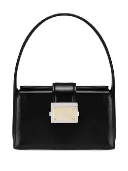 Dolce & Gabbana logo-appliqué leather tote bag 22052989