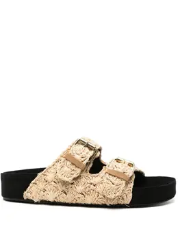 Isabel Marant Lennyo raffia sandals 22894114