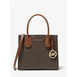 Сумка кросс-боди Michael Kors, фактура зернистая, рельефная, коричневый 1139723760