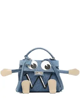 Readymade appliqué-detail denim shoulder bag 20609784