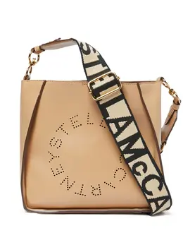 Stella McCartney perforated-logo shoulder bag 22052124