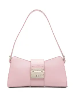 Furla logo-engraved leather shoulder bag 22677608