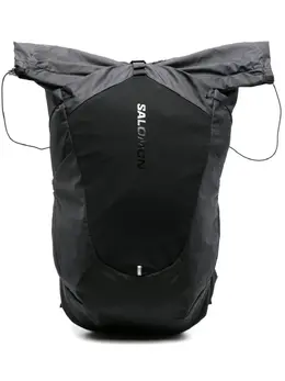 Salomon logo-print roll-top backpack 22680145
