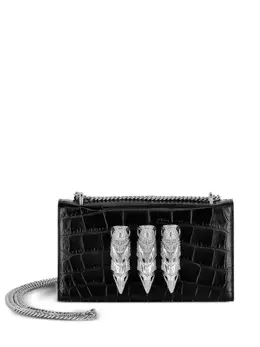 Philipp Plein small skull-appliqué shoulder bag 22223193