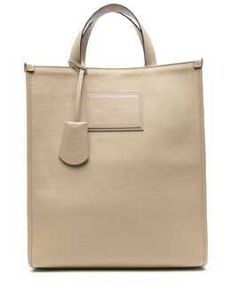 Moncler logo-patch cotton tote bag 22903494