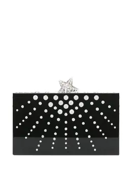 Aquazzura Starlight crystal-embellished clutch 22810332