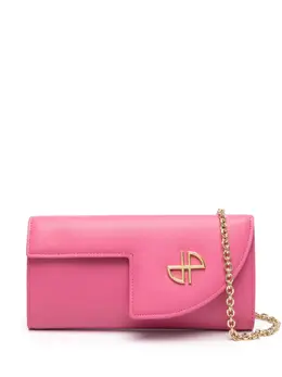 Patou JP chain-link leather clutch bag 22488694