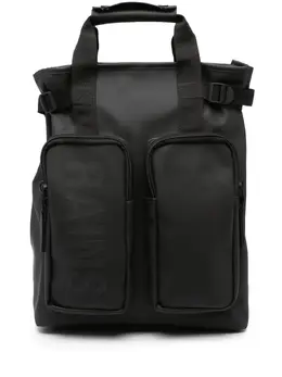 Rains logo-print multi-pocket backpack 20969508