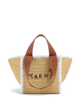 Marni Sillo woven tote bag 22408415