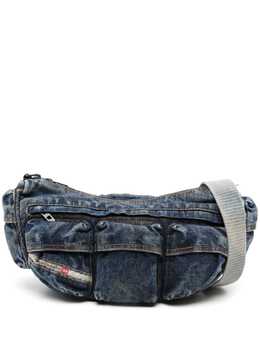 Diesel Re-Edition Travel 3000 denim shoulder bag 22935915