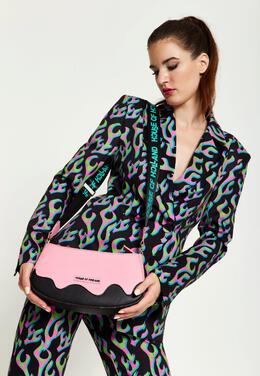 Розовая сумка через плечо Baby Pink с принтом логотипа House Of Holland, розовый m5056616111307 | pink