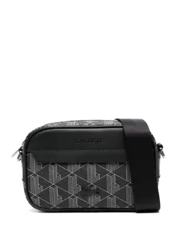 Lacoste monogram-motif camera shoulder bag 20980052
