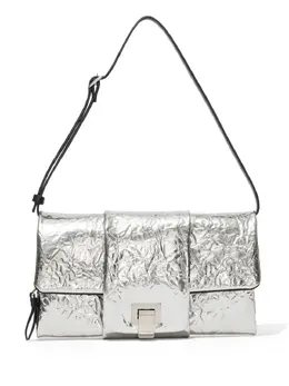 Proenza Schouler Flip metallic-effect leather shoulder bag 22457498