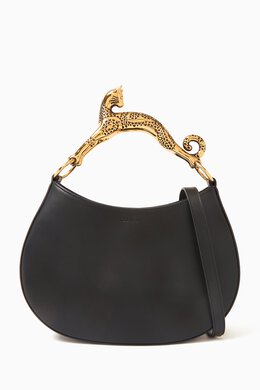 Lanvin Small Hobo Cat Bag in Leather 217115049_13