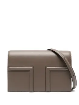 Toteme T-Flap leather shoulder bag 21712449