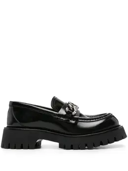Gucci Interlocking G-chain leather loafers 20750219