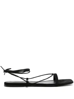 Toteme tie-fastening suede sandals 22994023
