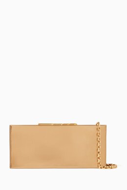 Sequence by Lanvin Clutch Bag in Metallic Leather 217114026_248