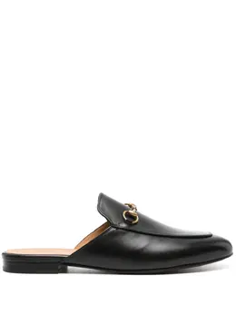 Gucci Princetown Horsebit-detail leather mules 12156642