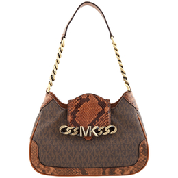 Michael Kors Small Hally Signature Logo Print Shoulder Bag 30h1a2hl0e-227