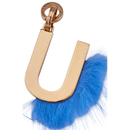 Fendi Ladies Gold Bag Charms Letter U 7arleu-vhl-f07n1