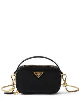 Prada Saffiano-leather triangle-logo mini bag 23048911