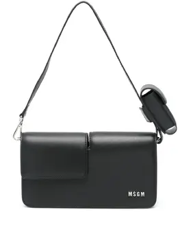 MSGM logo-lettering shoulder bag 22281948