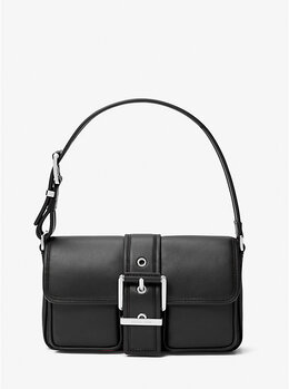 Кожаная сумка через плечо Colby среднего размера Michael Kors, черный 30s4sbal2l | black
