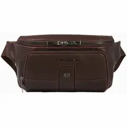 Сумка поясная Piquadro Carl, фактура матовая, зернистая, коричневый 102835245866