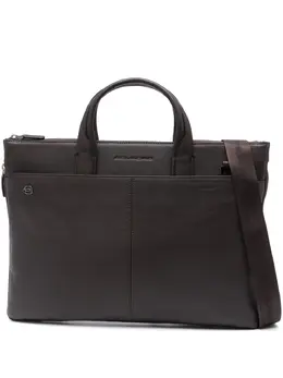 Piquadro expandable leather laptop bag 22477300