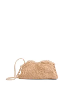 Mansur Gavriel mini Cloud raffia clutch bag 22750279