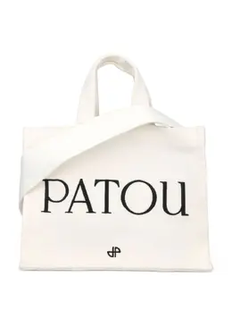 Patou small Patou canvas tote bag 23135715
