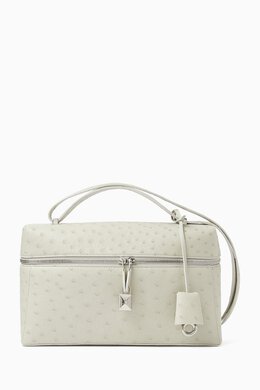 Loro Piana Extra Pocket L27 Bag in Ostrich Leather 216699931_213