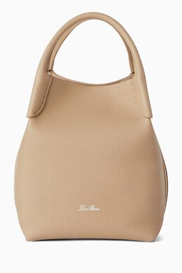 Loro Piana Small Bale Bucket Bag in Leather 216699925_191