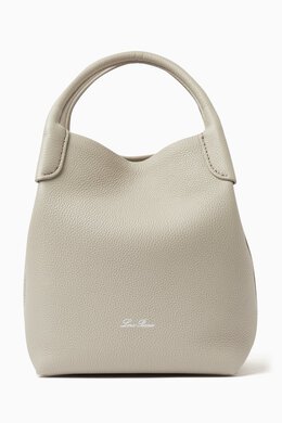 Loro Piana Small Bale Bucket Bag in Leather 216699929_213
