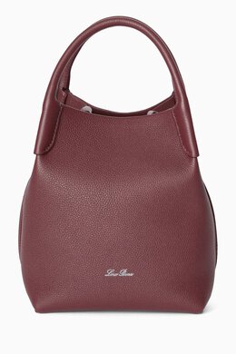 Loro Piana Small Bale Bucket Bag in Leather 216699942_16