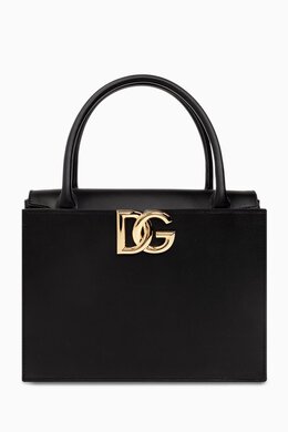 Dolce & Gabbana Medium 3.5 Logo-plaque Tote Bag in Leather 216812035_245