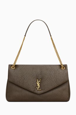 Saint Laurent Large Calypso Shoulder Bag in Grained Lambskin 217143708_20