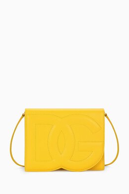 Dolce & Gabbana Logo Flap Shoulder Bag in Calfskin 215389140_27