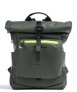 Рюкзак Corner 2.0 RFID Rolltop 15″ из полиуретана Piquadro, зеленый ca6291c2ow-ve | dunkelgrün
