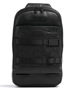 Слинг-сумка FXP из мелкозернистой яловой кожи. Piquadro, черный ca6016fxp-n | schwarz