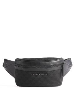 Жаккардовая поясная сумка Omnia полиэстер, хлопок Emporio Armani, черный y4o312-y022v-81336 | schwarz