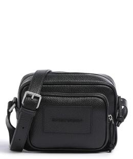 Деловая сумка через плечо из зерненой яловой кожи Emporio Armani, черный y4m364-y068e-80001 | schwarz