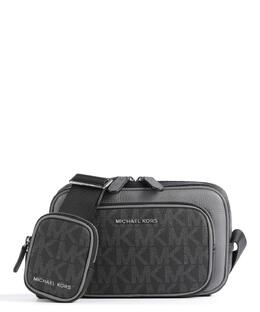 Холщовая сумка через плечо Hudson Michael Kors, черный 33h3lhdc0l-013 | schwarz/grau