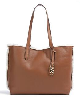Элиза Шоппер из мелкозернистой кожи Michael Kors, коричневый 30h3gzat4s-969 | braun